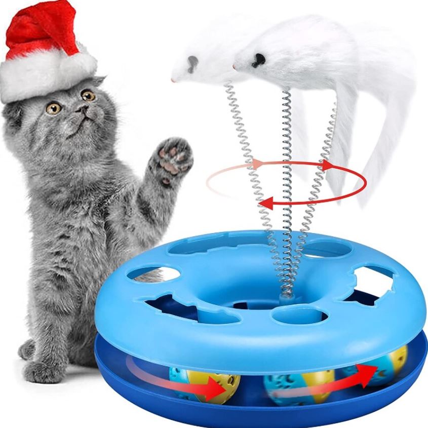 Cat Roller Toy with catnip teaser