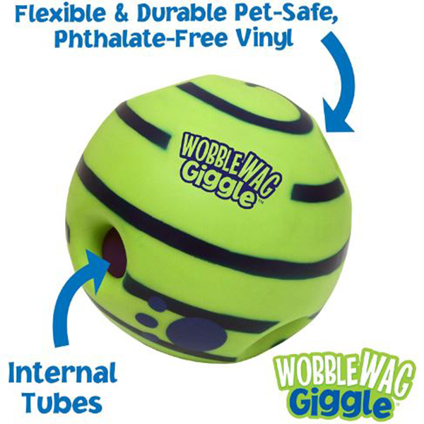 Wobble Wag Giggle Ball Dog Toy