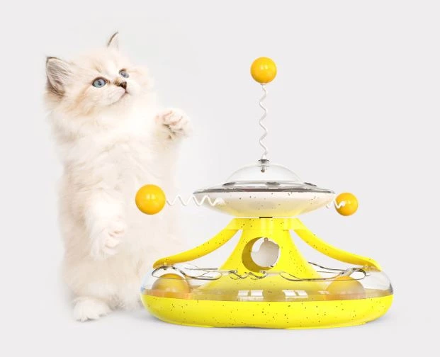 cat interactive spinning toys