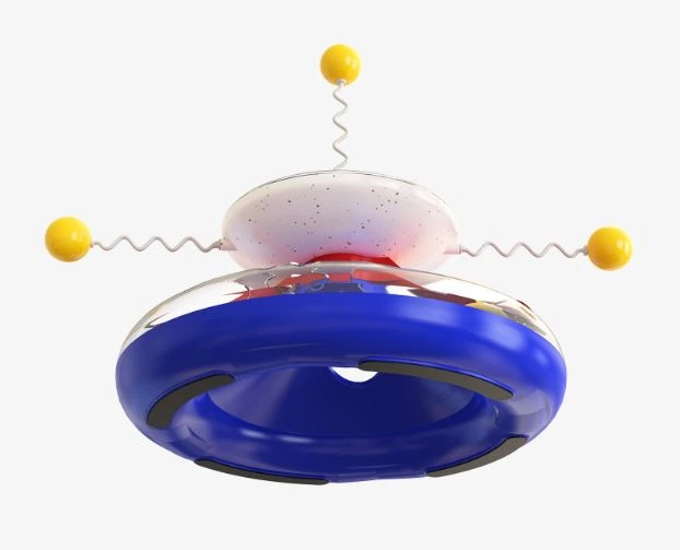 cat interactive spinning toy